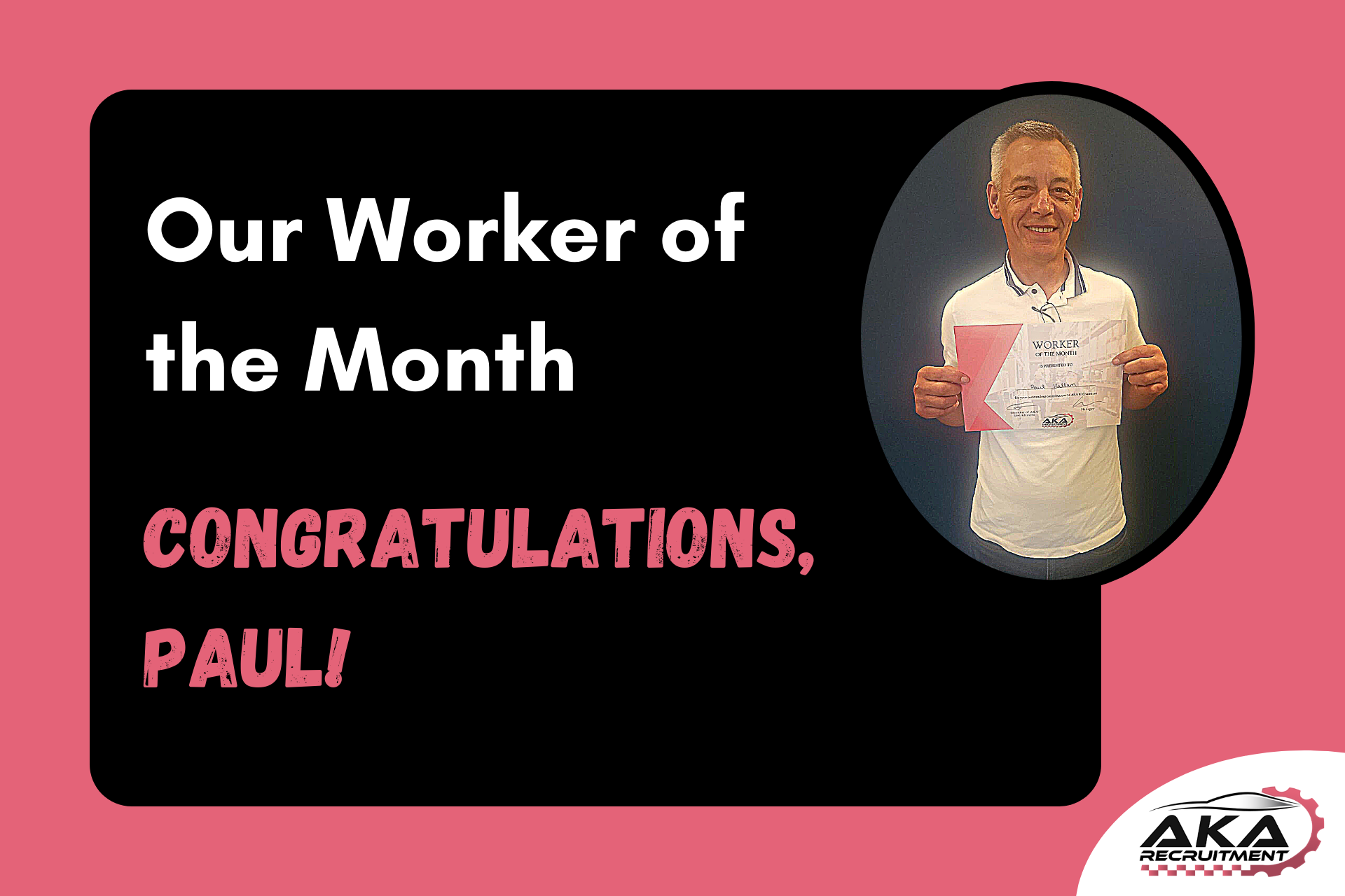 Worker of the Month: Paul Hallam