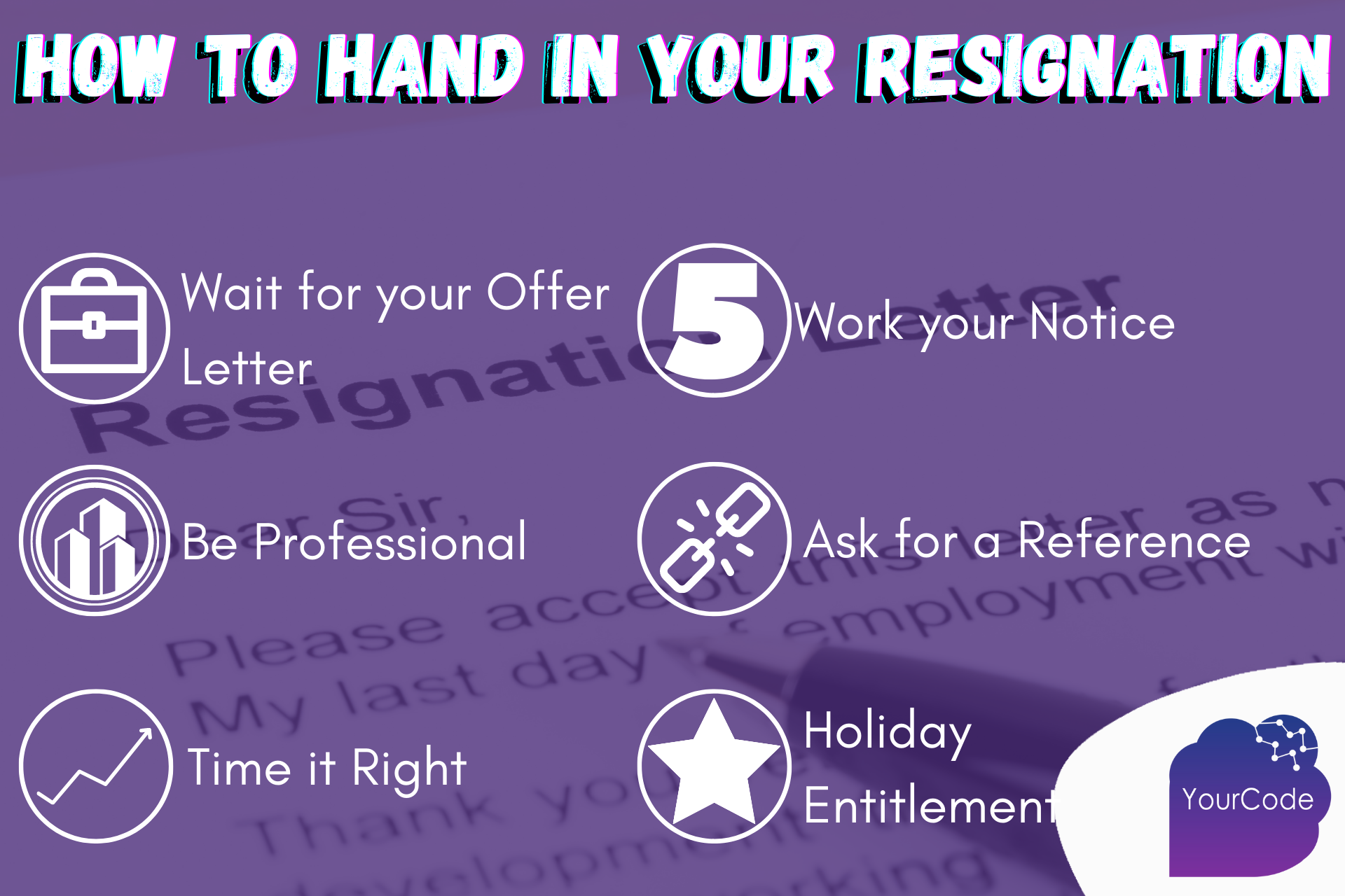 How to Hand In Your Resignation